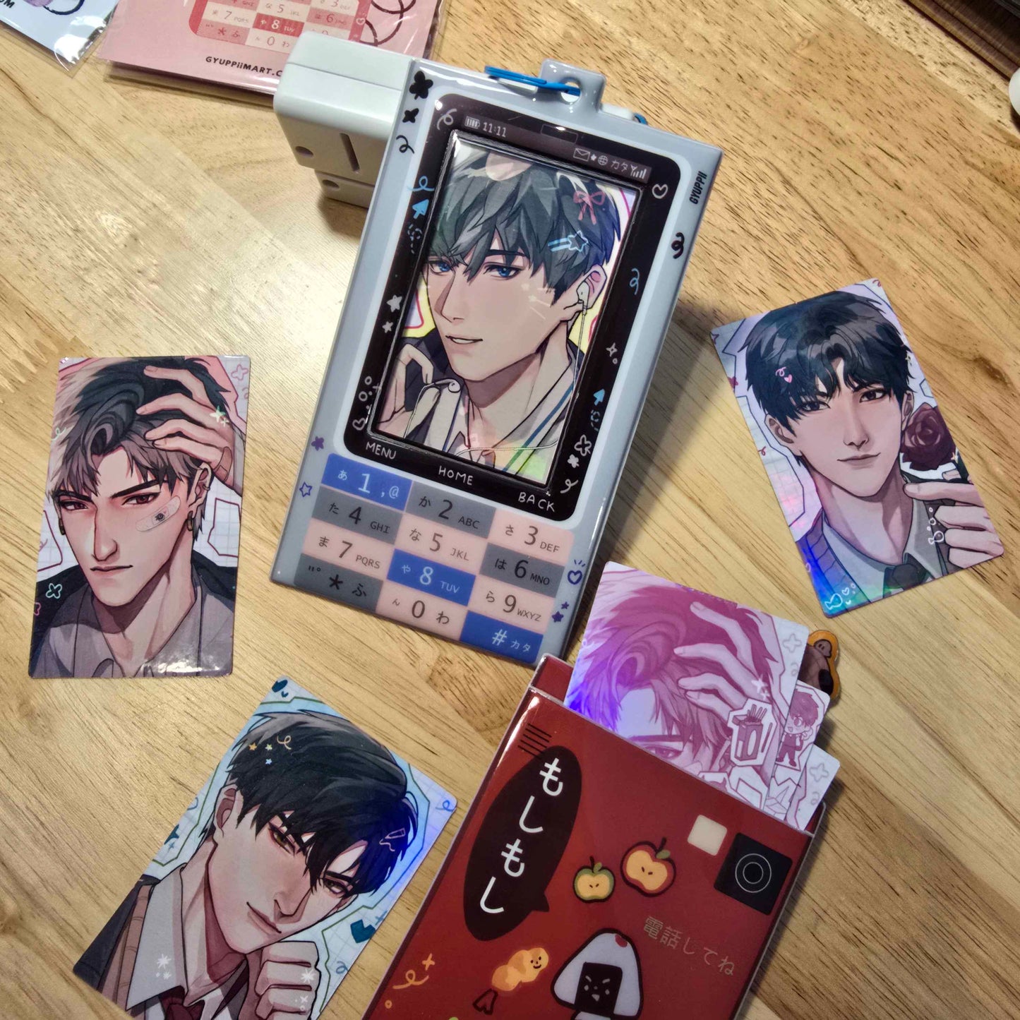 Retro Phone PVC Photocard Holder