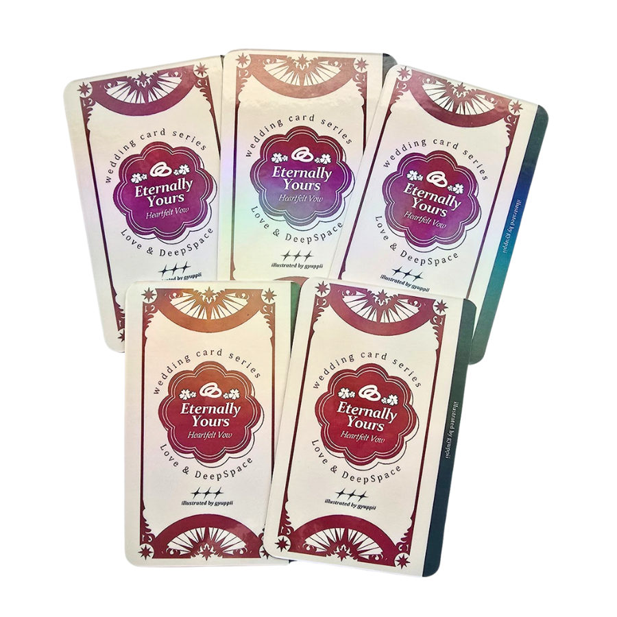 RANDOM Wedding Themed Photocards Love Otome Deepspace Zayne Rafayel Caleb Sylus Xavier