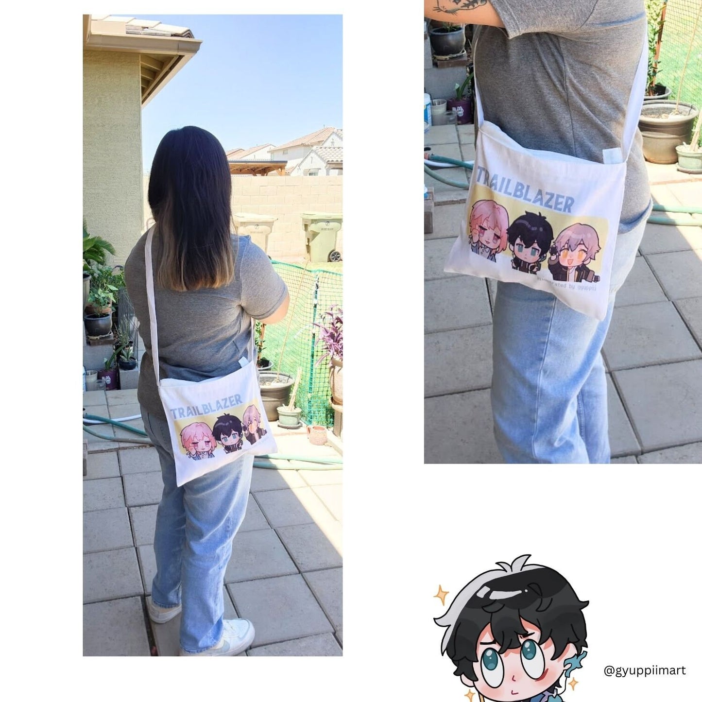 Honkai Star Rail Half-Tote Bag Over the shoulder sling