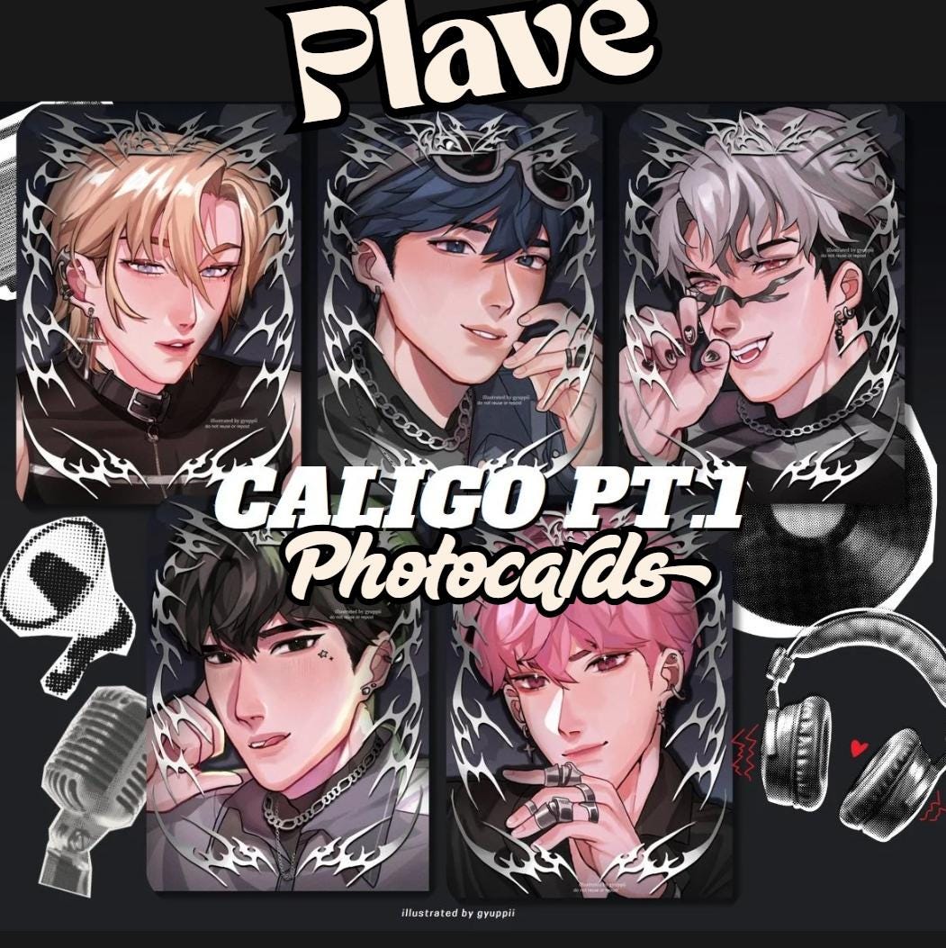 Virtual Idol Foil Photocards Caligo pt.1 PL*VE