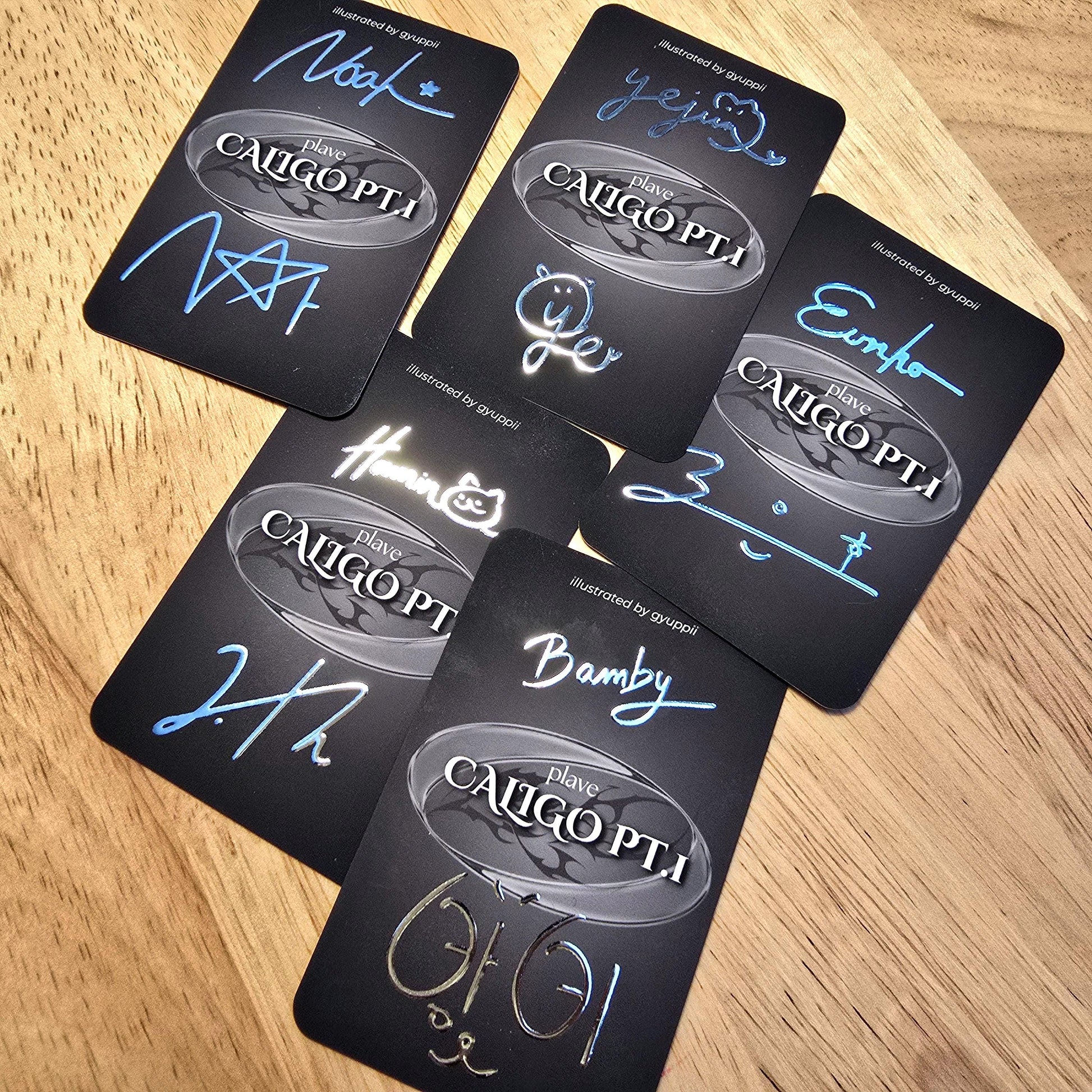 Virtual Idol Foil Photocards Caligo pt.1 PL*VE