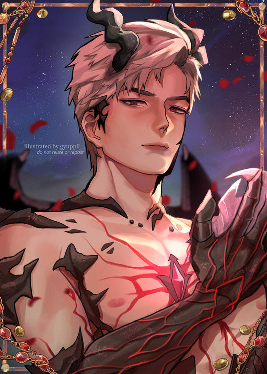 Dragon Sylus Love Otome Deepspace Print 5x7