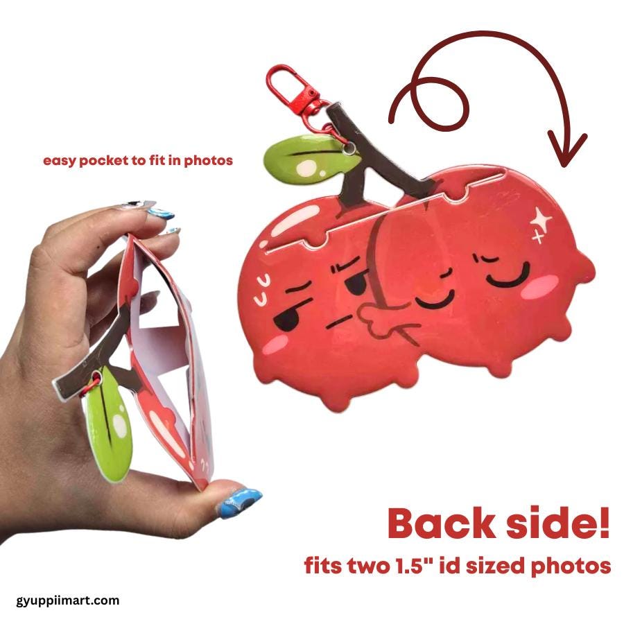 Cherry Buddy Id Size PVC Photocard Holder