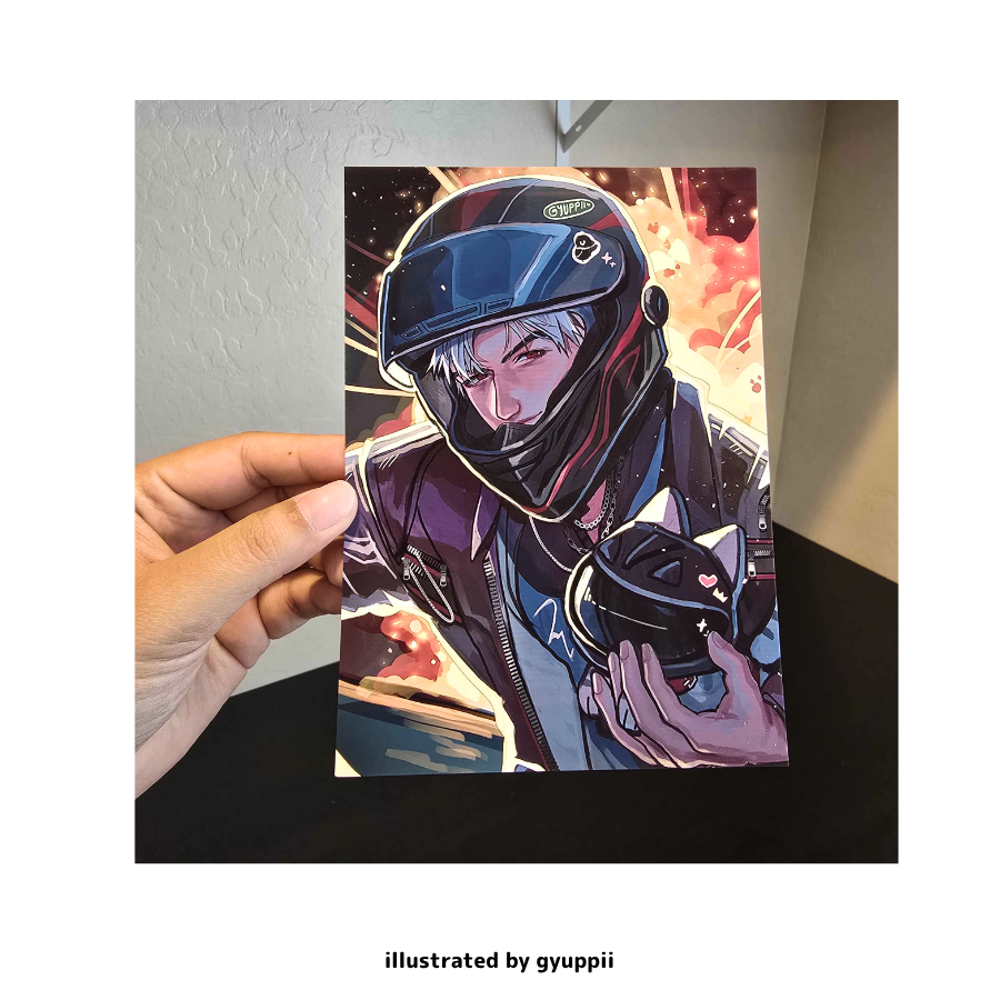 Motorcycle Sylus 5x7 Print