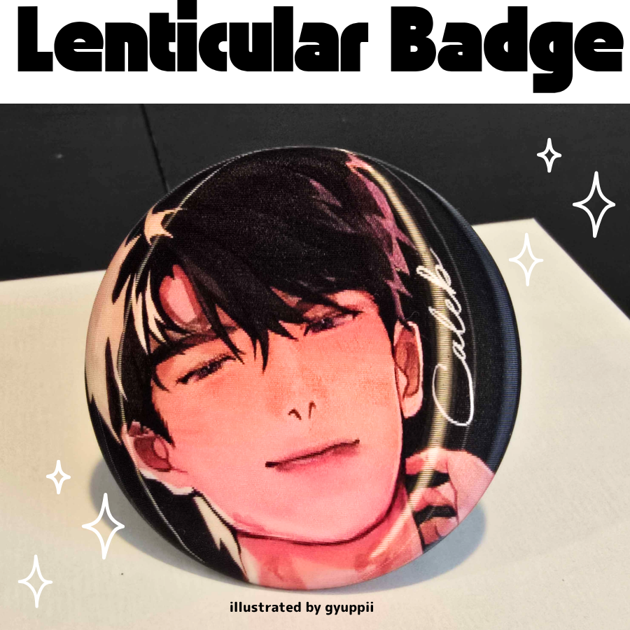 Lenticular Caleb Badge