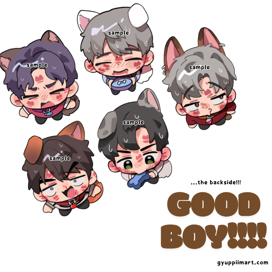 Dog Boys Love and Deepspace Bell Charms
