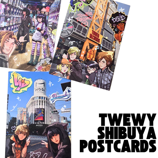 TWEWY NEO | Shibuya Japan inspired postcards