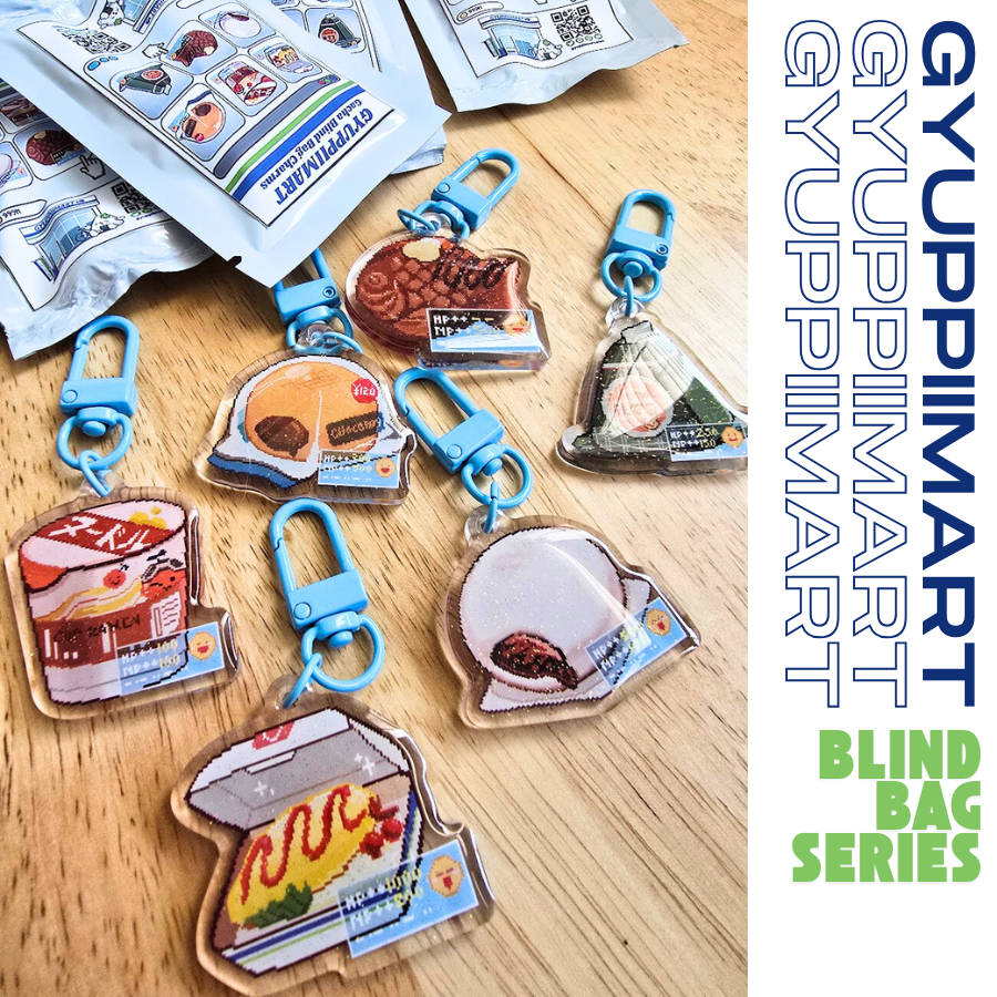 Mini Food Charms Pixel Art Blind Bag Gacha Charms