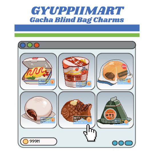 Mini Food Charms Pixel Art Blind Bag Gacha Charms