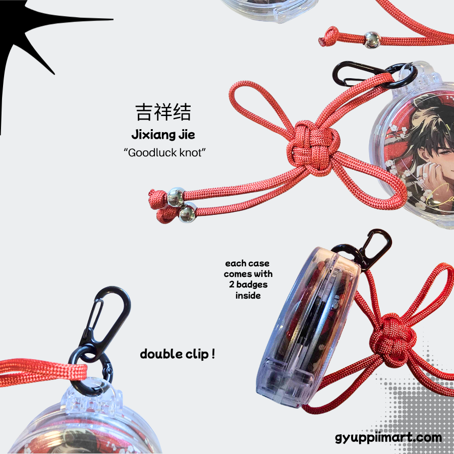 Love and Deepspace 吉祥結 Lucky Knot Tassel + Badge Case Holder