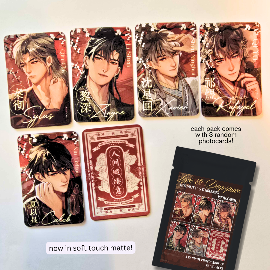 Gufeng Themed Photocards [Booster Pack - Contains 3 photocards] Love And Deepspace (Copy)