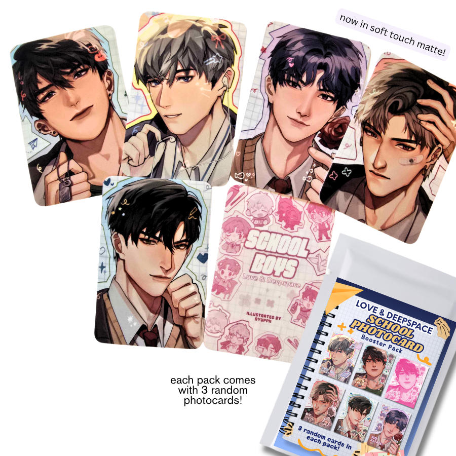 School Themed Photocards [Booster Pack - Contains 3 photocards] Love And Deepspace