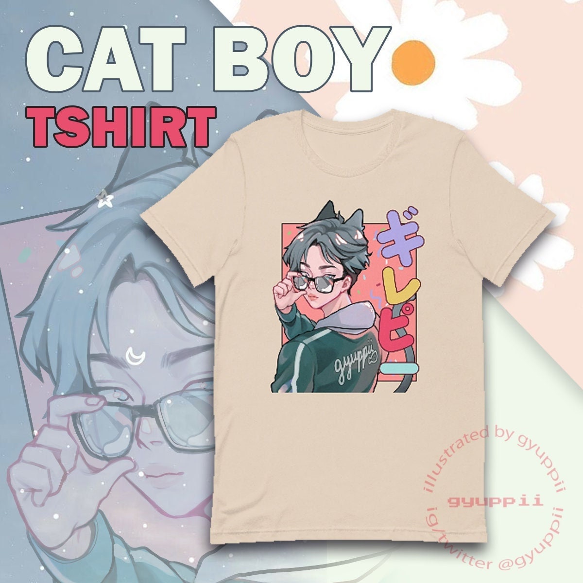 Anime Cat Boy Neko Shirt