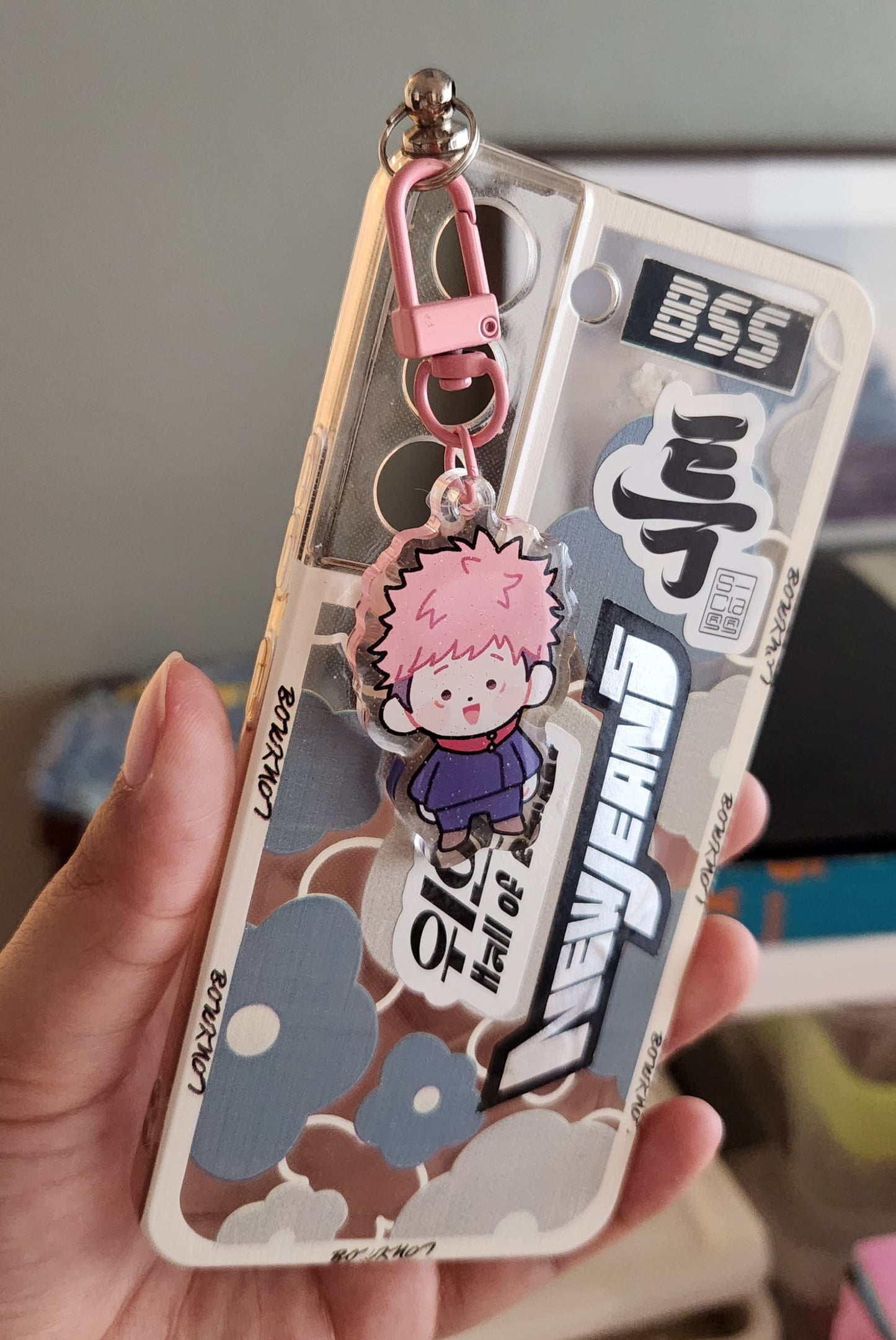 jjk mini charms phone keychain cute chibi mini characters