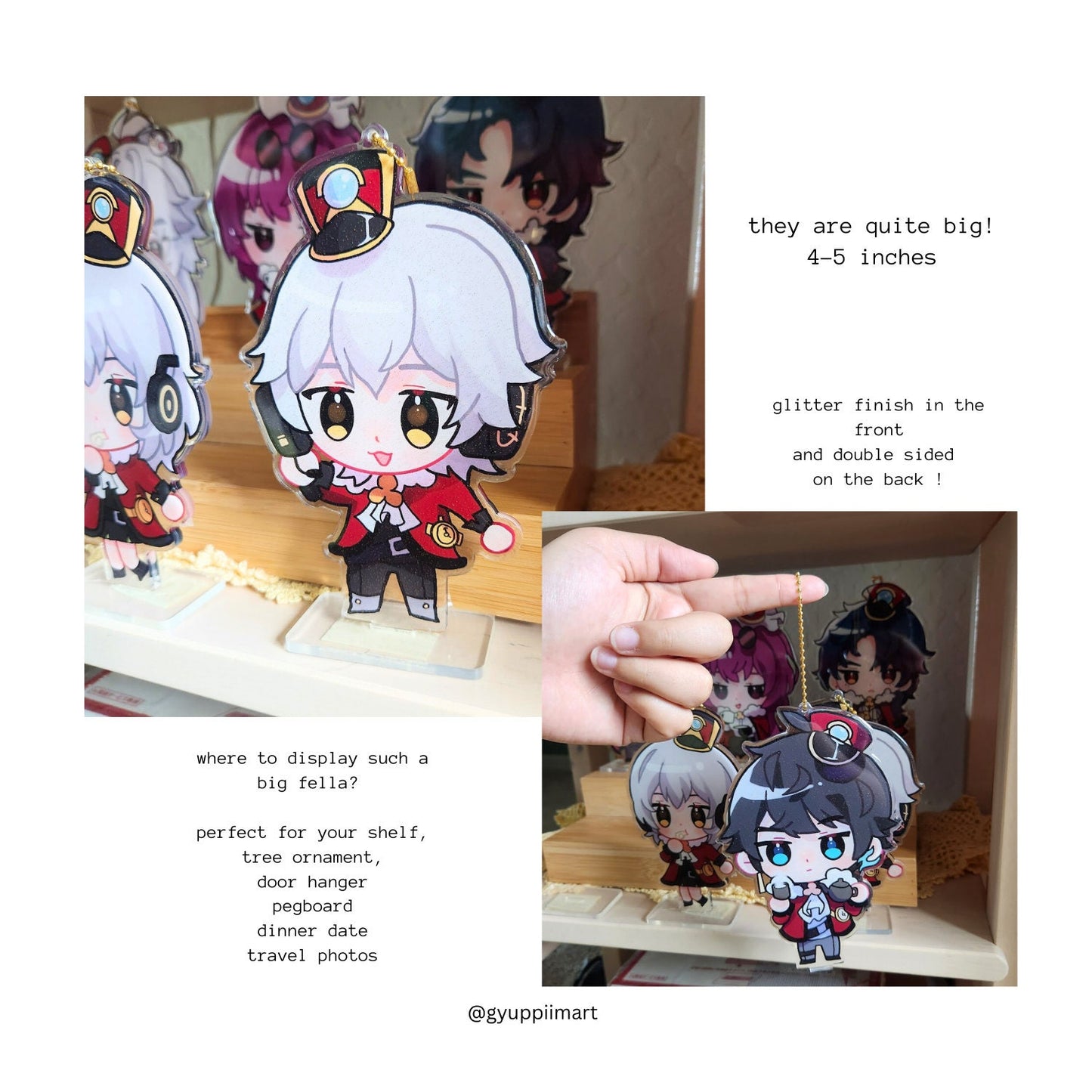 Honkai Star Rail Conductor Acrylic Standees Chibi Cute Anime