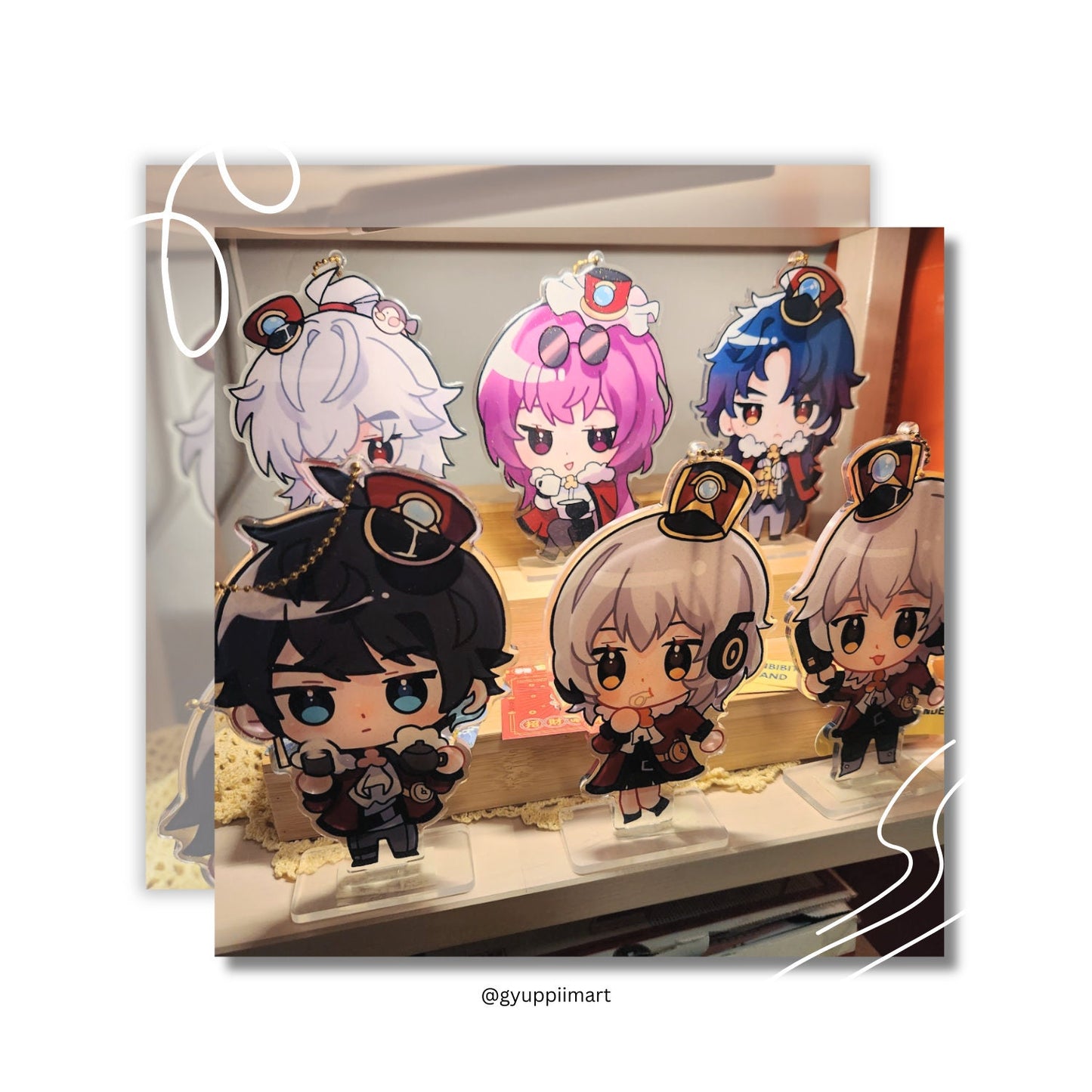 Honkai Star Rail Conductor Acrylic Standees Chibi Cute Anime