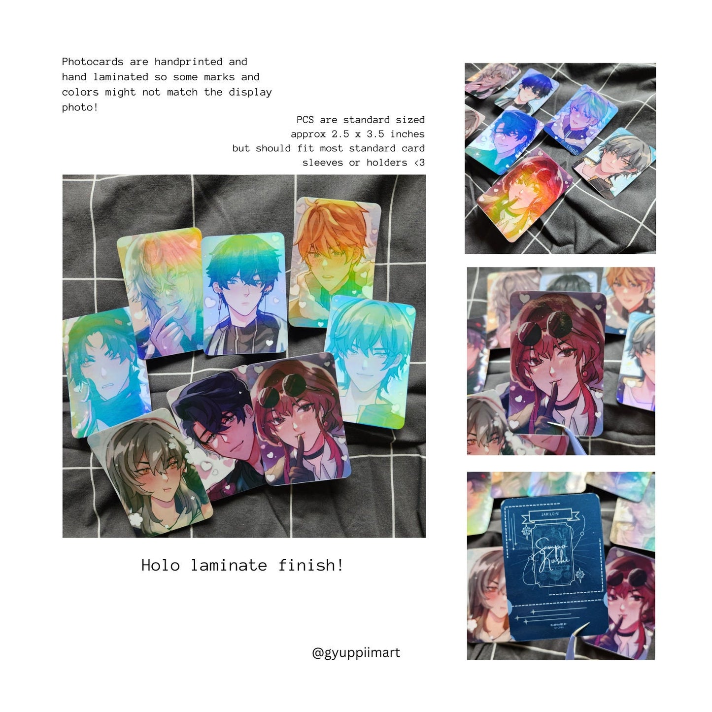 Honkai Star Rail Photocards Holographic PC