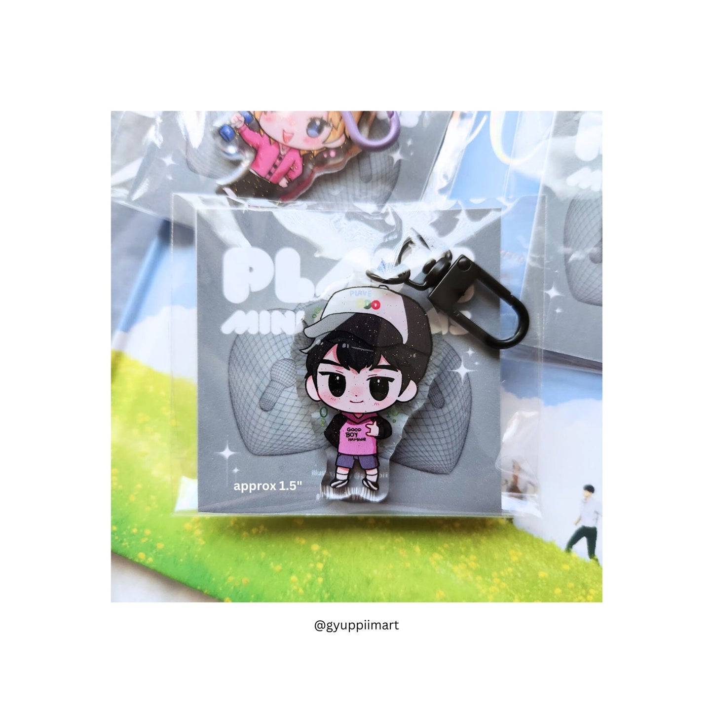 Virtual idol Mini Charms kpop keychains vtuber