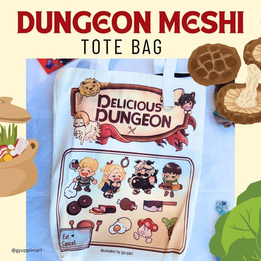Delicious in Dungeon XL Tote Shoulder Bag Meshi