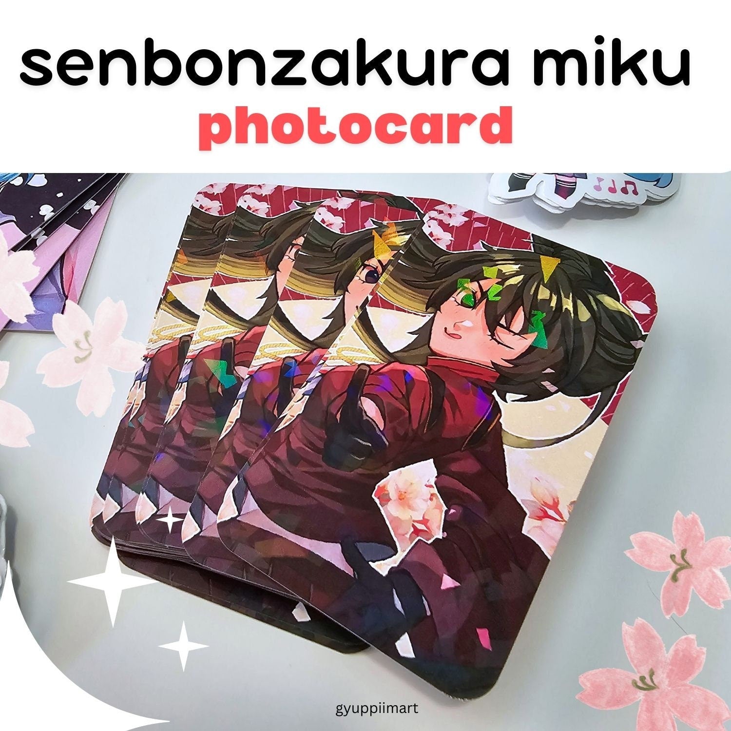 Senbonzakura miku photocard vocaloid