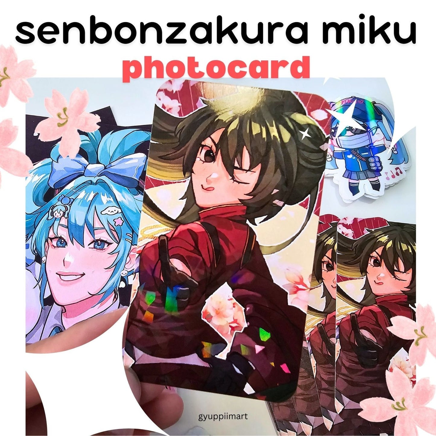 Senbonzakura miku photocard vocaloid