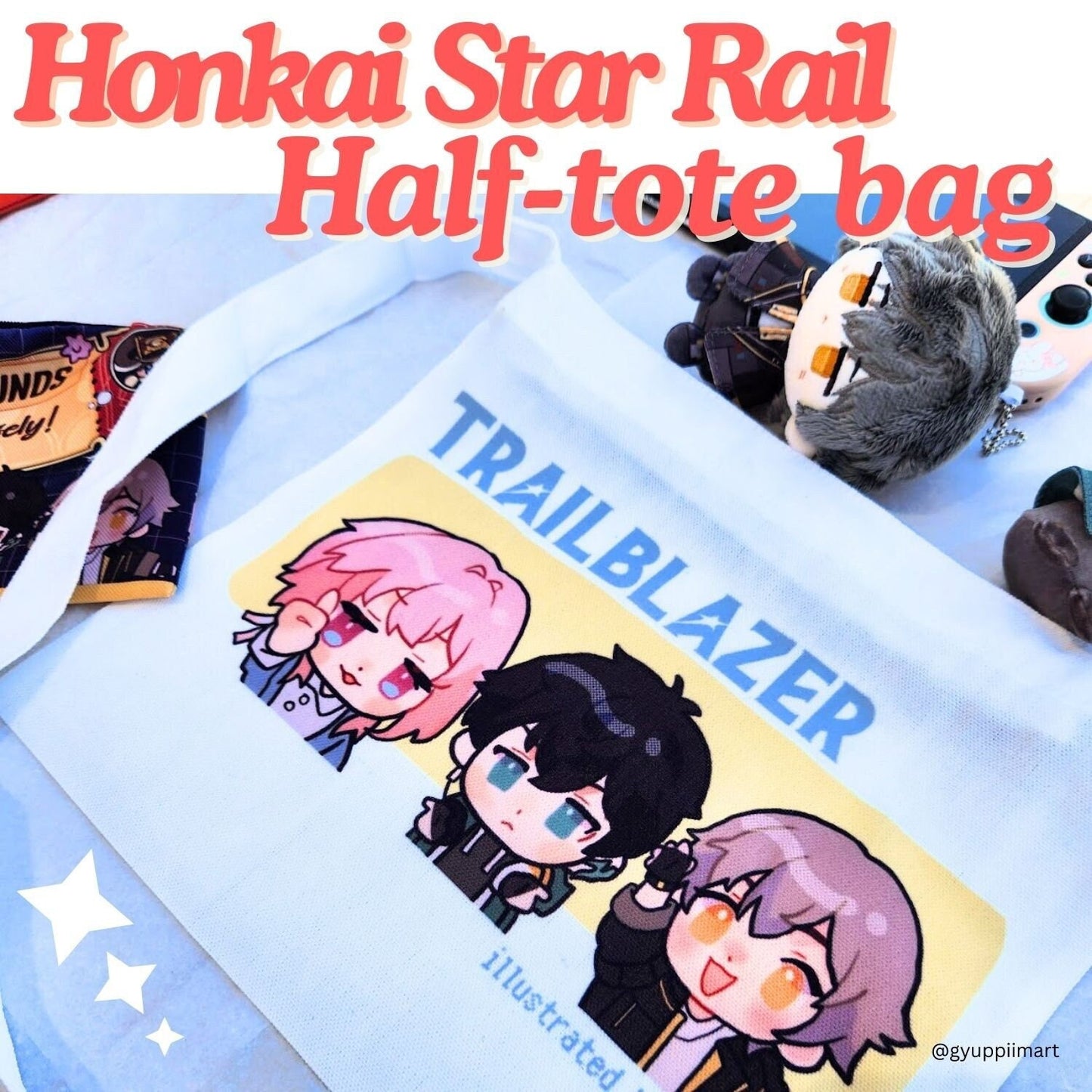 Honkai Star Rail Half-Tote Bag Over the shoulder sling