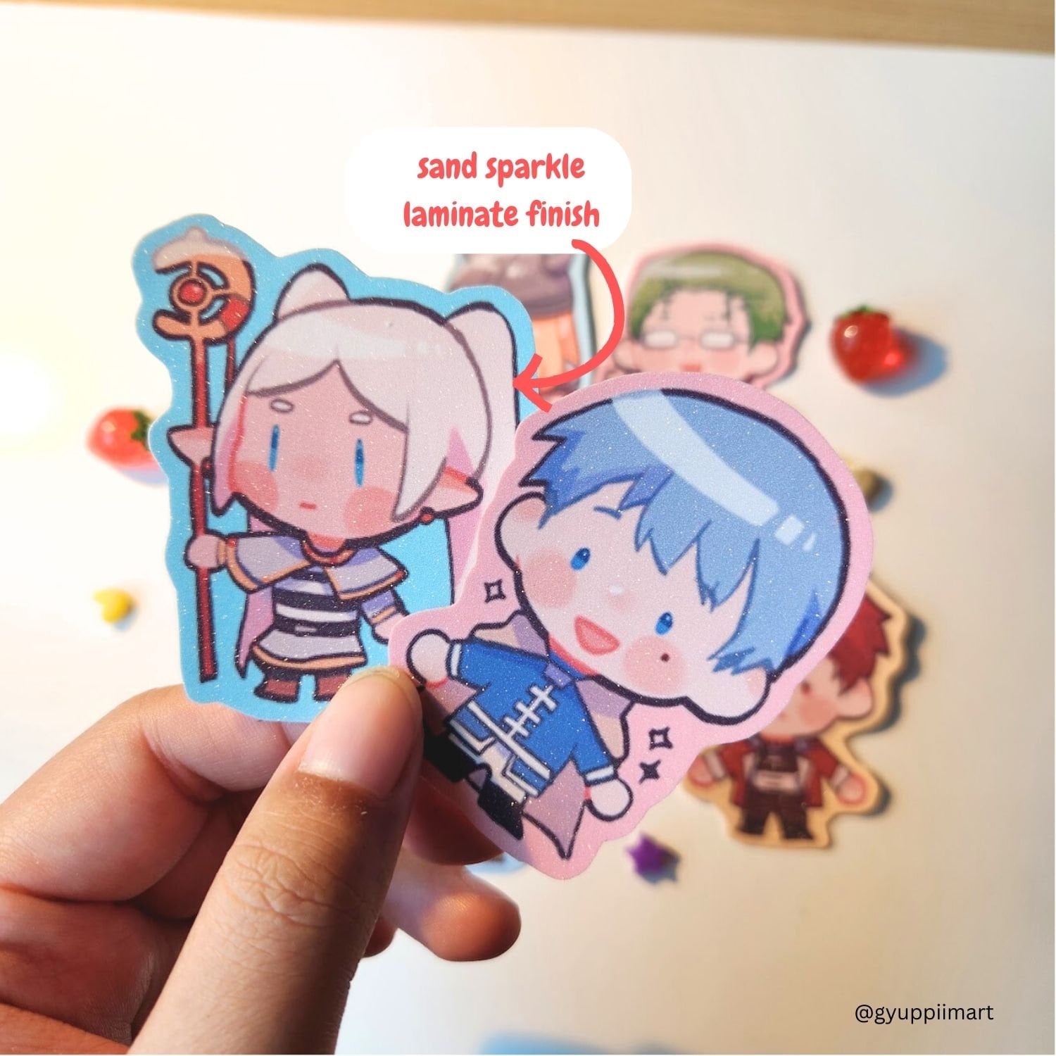 Wandering Mage Beyond the journey's end anime fantasy stickers