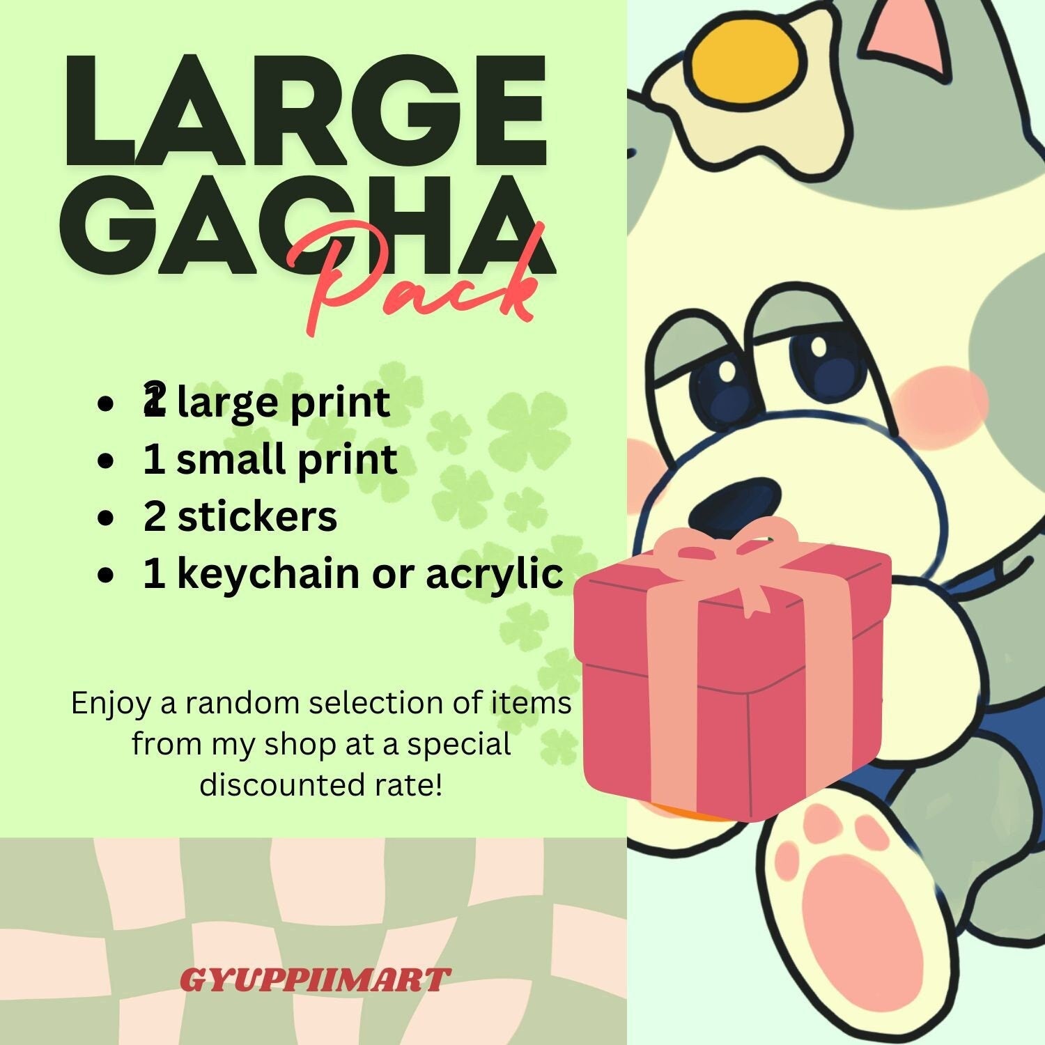 Large Mystery Gacha Blind Bag and Discontinued Merch