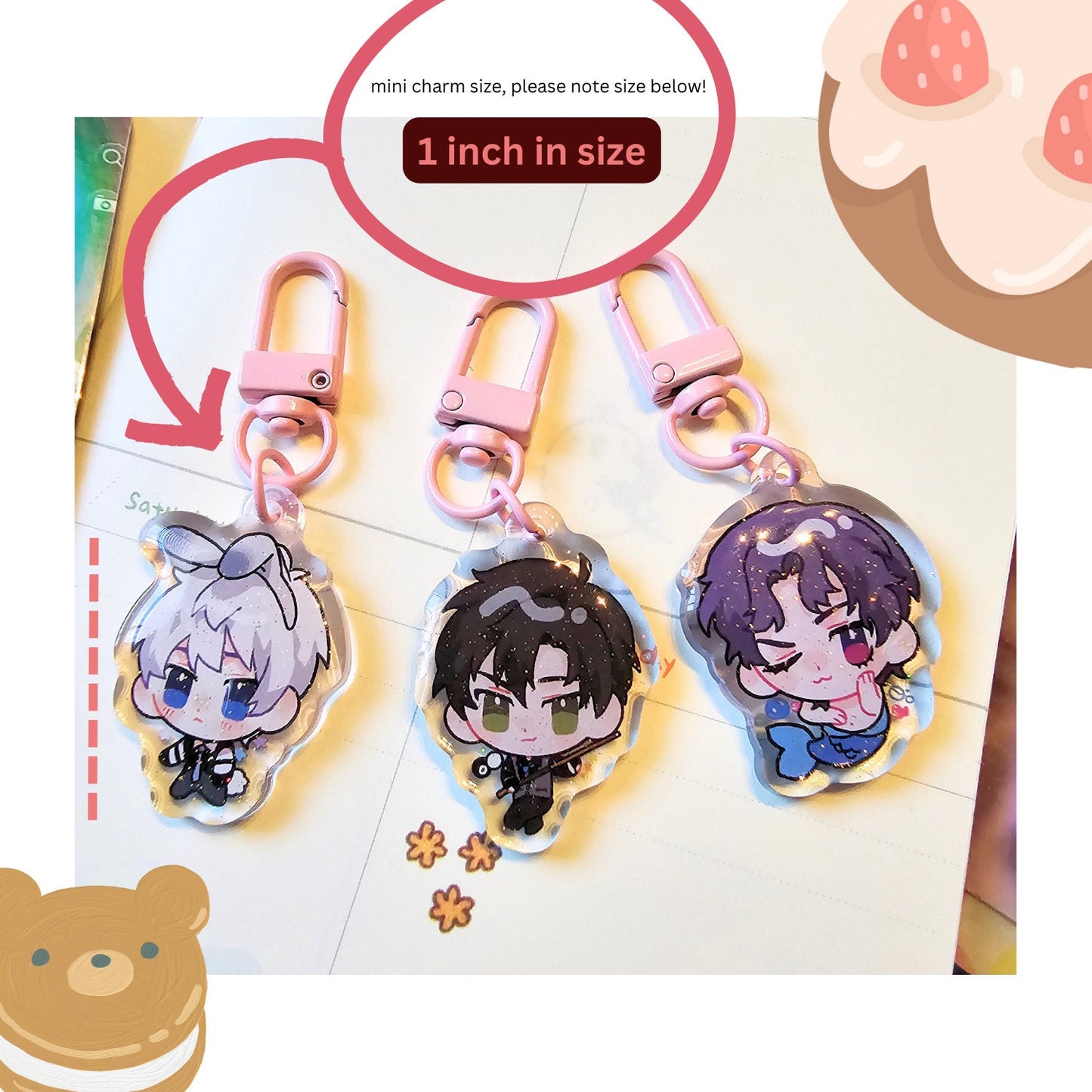 Love Otome Deepspace Mini Charms