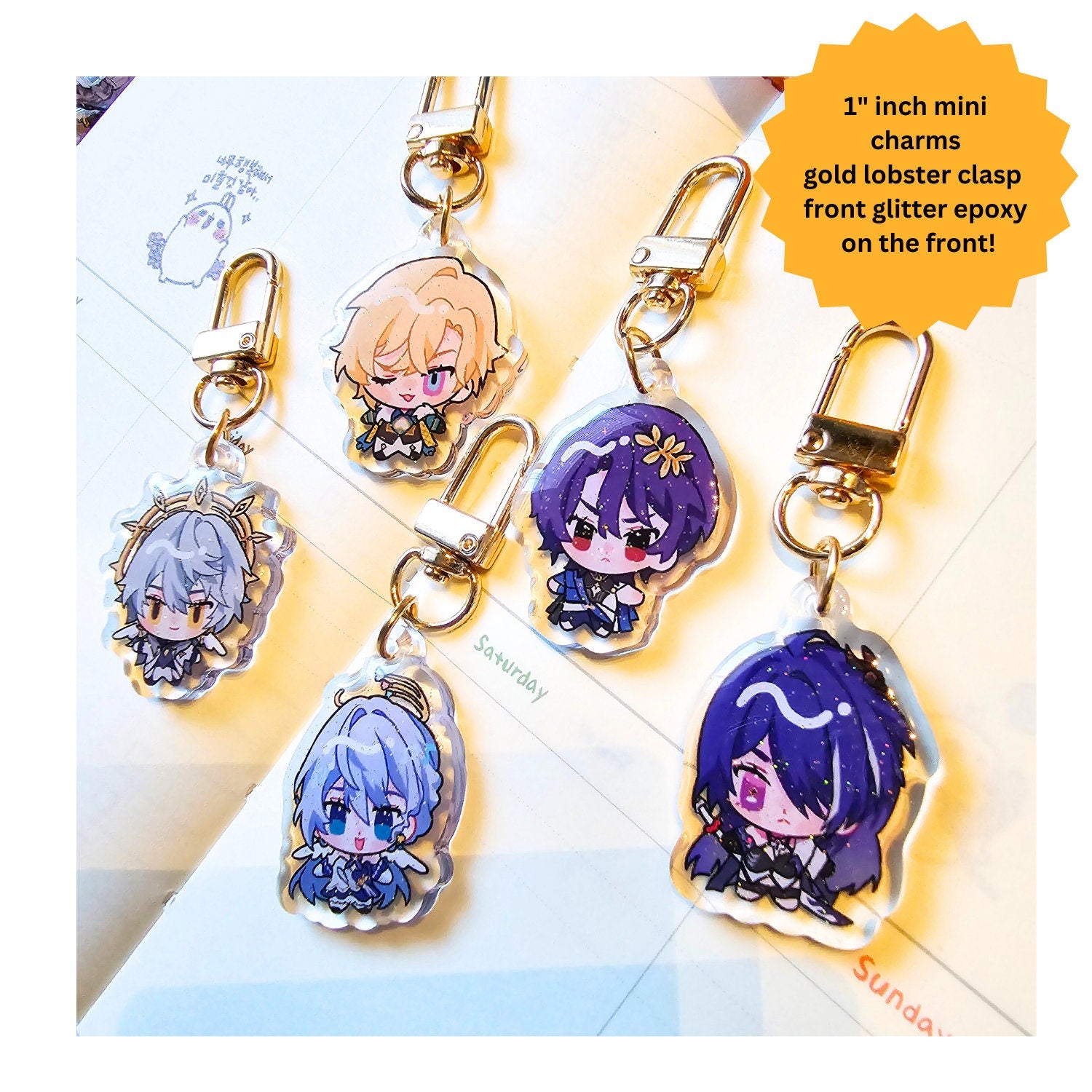 Penacony Honkai Star Rail Mini gummy charms