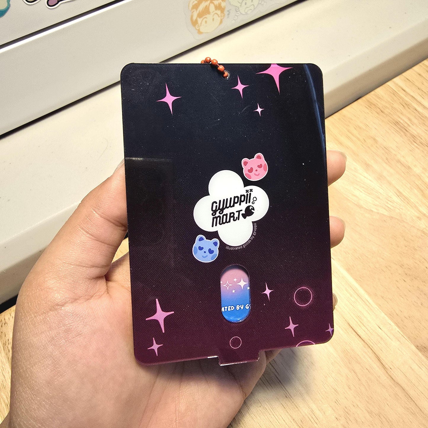 Babygirl Boom Shaka Laka Kpop Photocard holder acrylic stand frame and charm