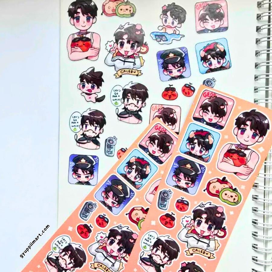 Caleb Love & Deepspace Sticker Sheet