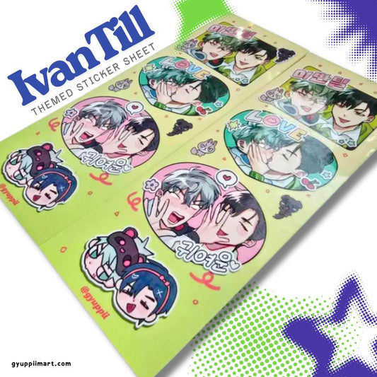IvanTill Alien Stage Photobooth Sticker Sheet