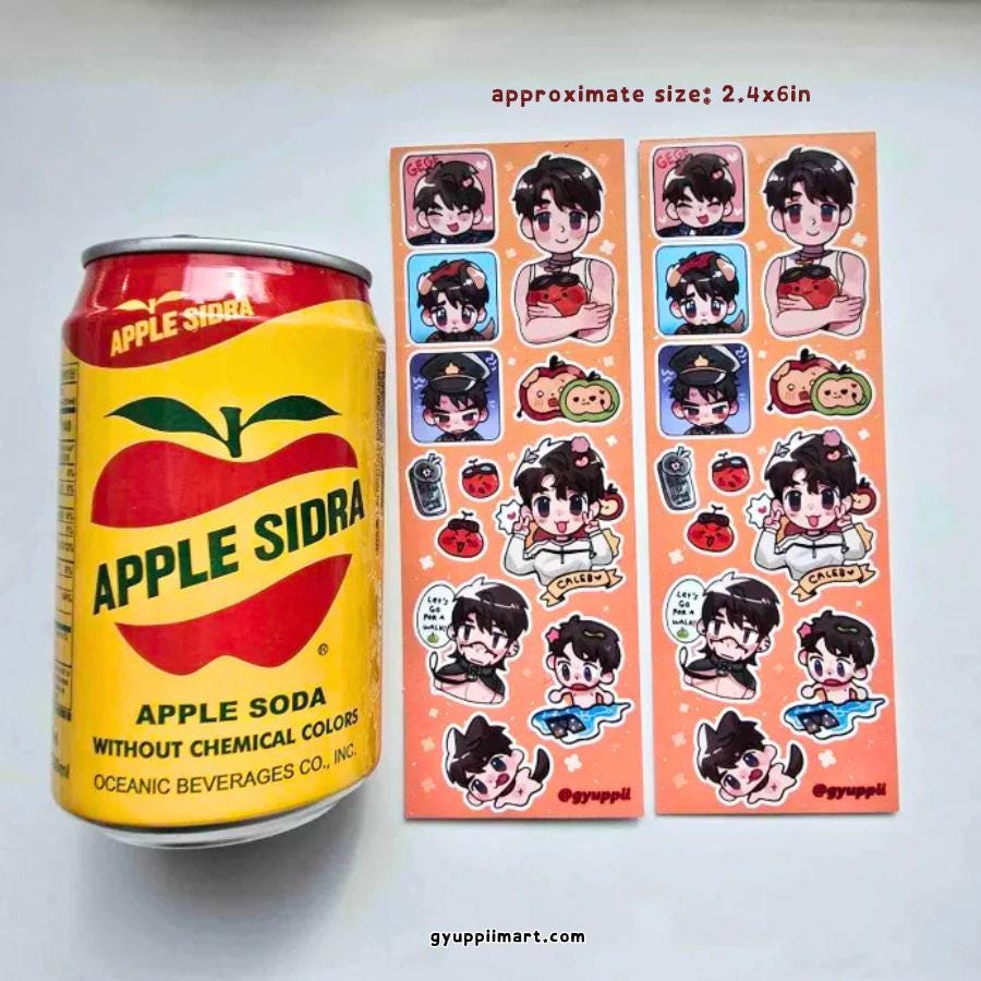 Caleb Love & Deepspace Sticker Sheet