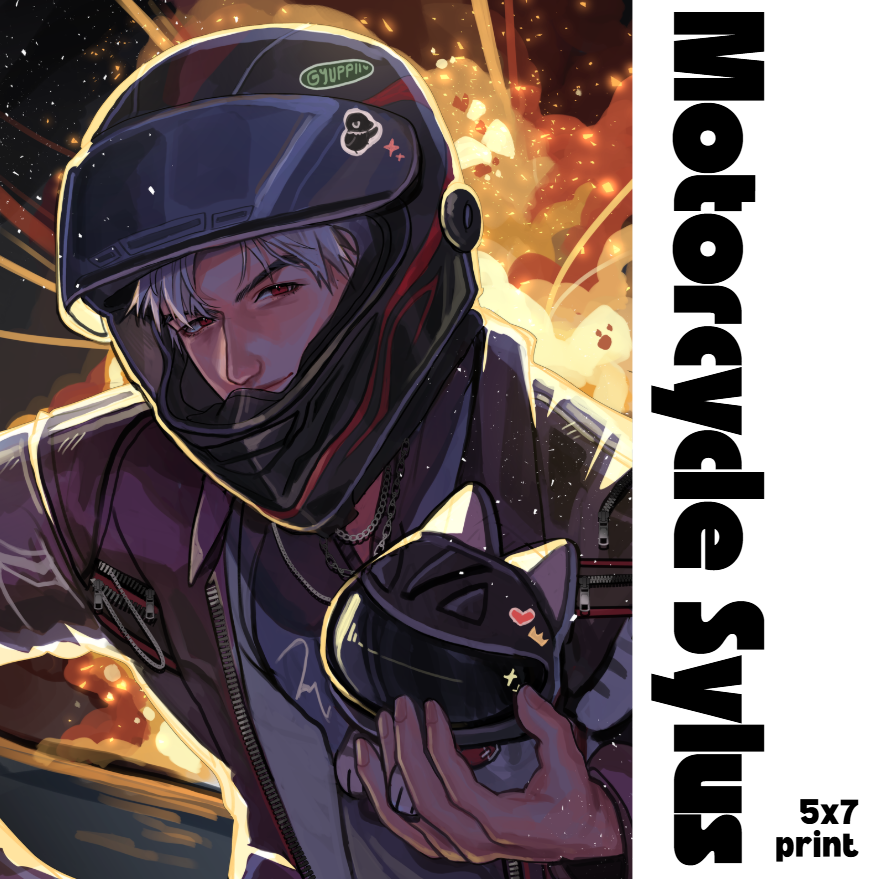 Motorcycle Sylus 5x7 Print
