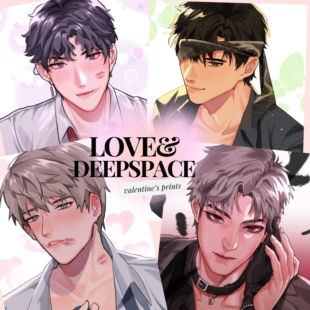 Sylus Xavier Rafayel Zayne Valentines Love Otome Deepspace Print 5x7