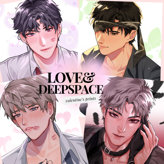 Sylus Xavier Rafayel Zayne Valentines Love Otome Deepspace Print 5x7