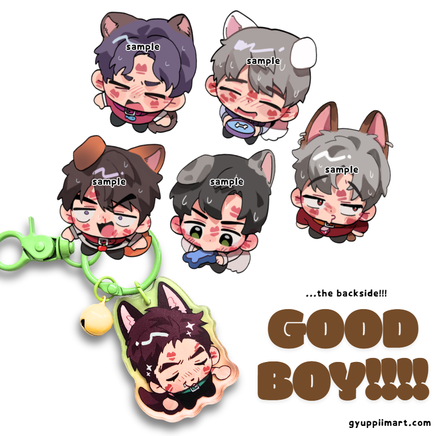 Dog Boys Love and Deepspace Bell Charms