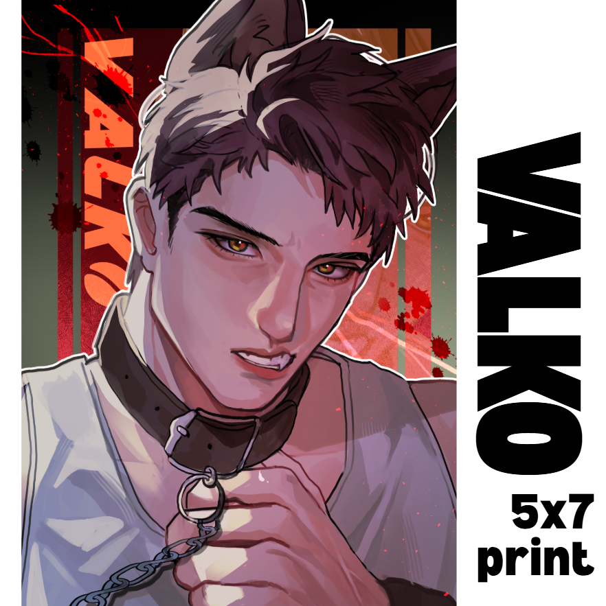 Valko Wolf Print 5x7