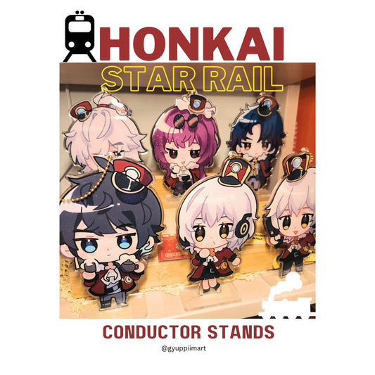 Honkai Star Rail Conductor Acrylic Standees Chibi Cute Anime