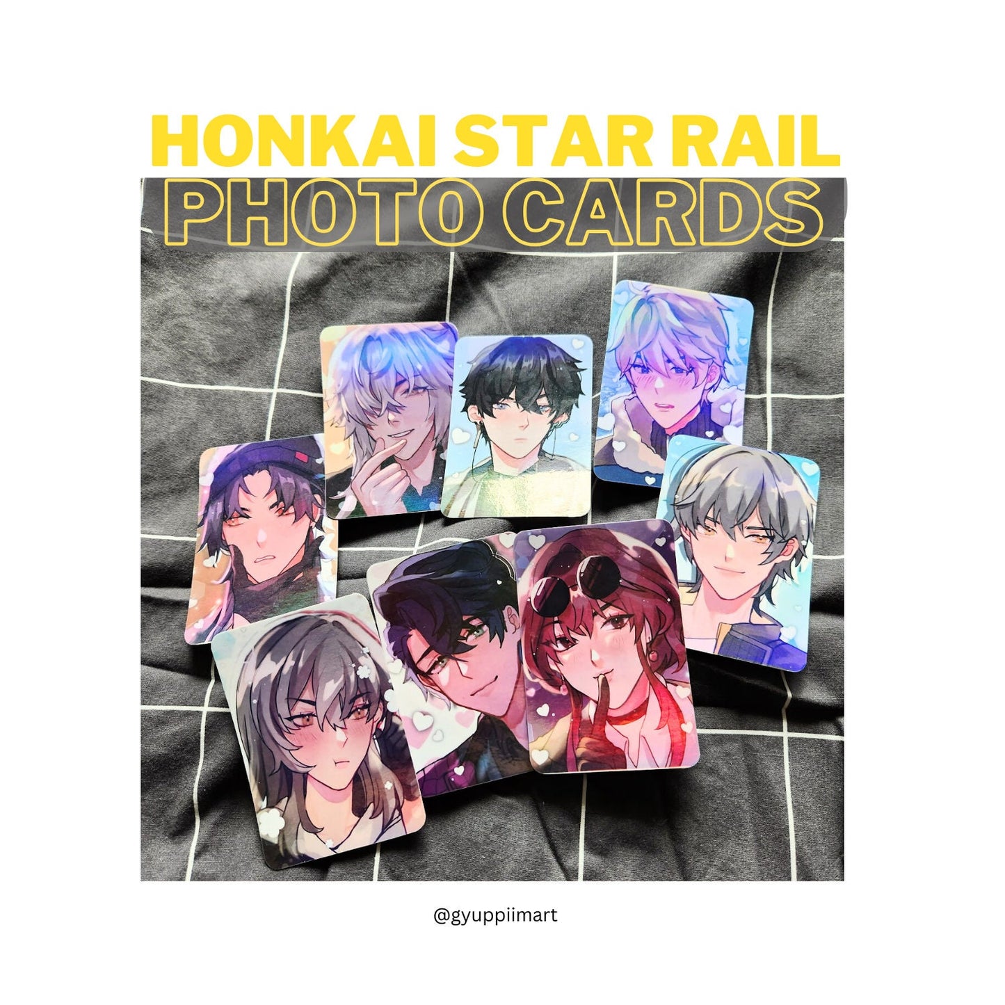 Honkai Star Rail Photocards Holographic PC